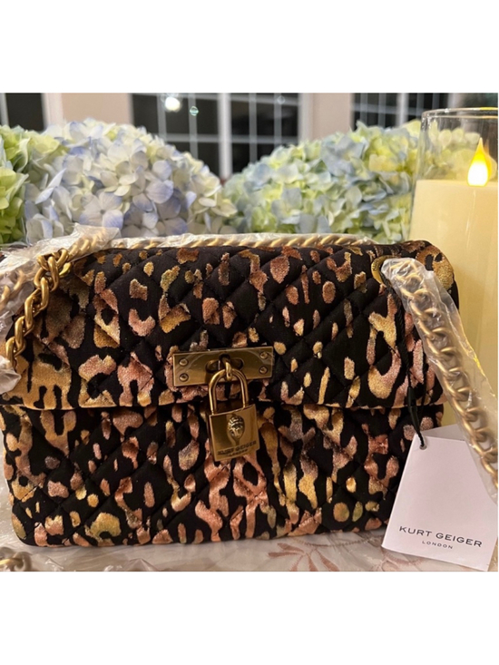 Kurt Geiger Handbags - Kurt Geiger London Leopard Print Mini Brixton crossbody NWOT